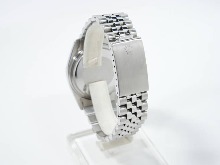 Pre-owned Rolex Datejust Ref. 16014, stainless steel/white gold, boiler gauge dial, Jubilee bracelet.  (6evzeokt appears to be an internal reference number and not part of the product description)