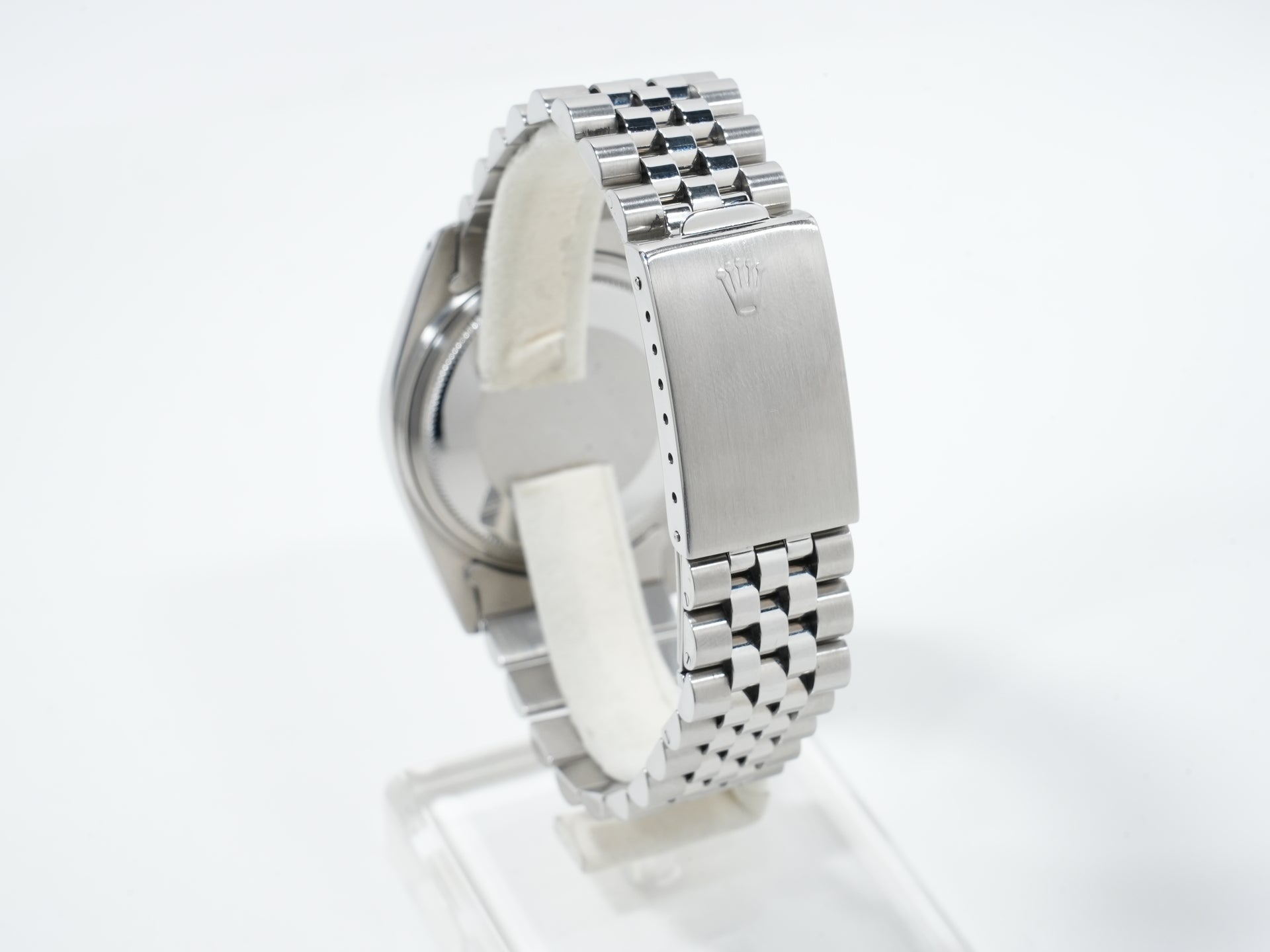Pre-owned Rolex Datejust Ref. 16014, stainless steel/white gold, boiler gauge dial, Jubilee bracelet.  (6evzeokt appears to be an internal reference number and not part of the product description)