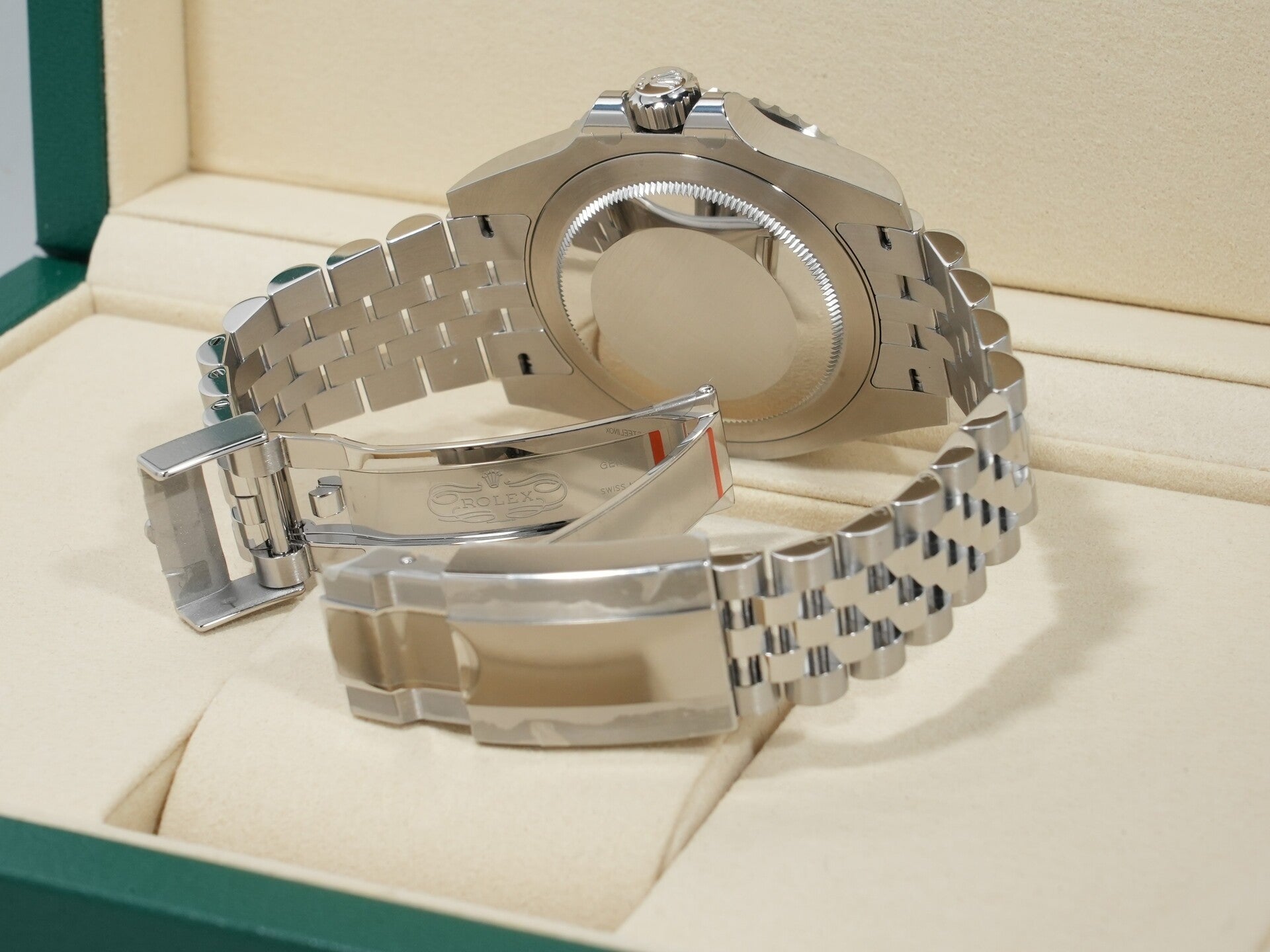 Rolex GMT-Master II Ref. 126710GRNR Stainless Steel Black Dial Jubilee Bracelet Unused v2wnvf3v