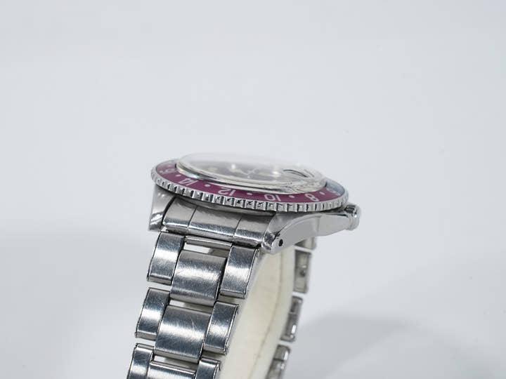 ロレックス GMTマスター Ref.1675 ステンレススチール ブラック文字盤 オイスターブレスレット 中古 inr48cp2