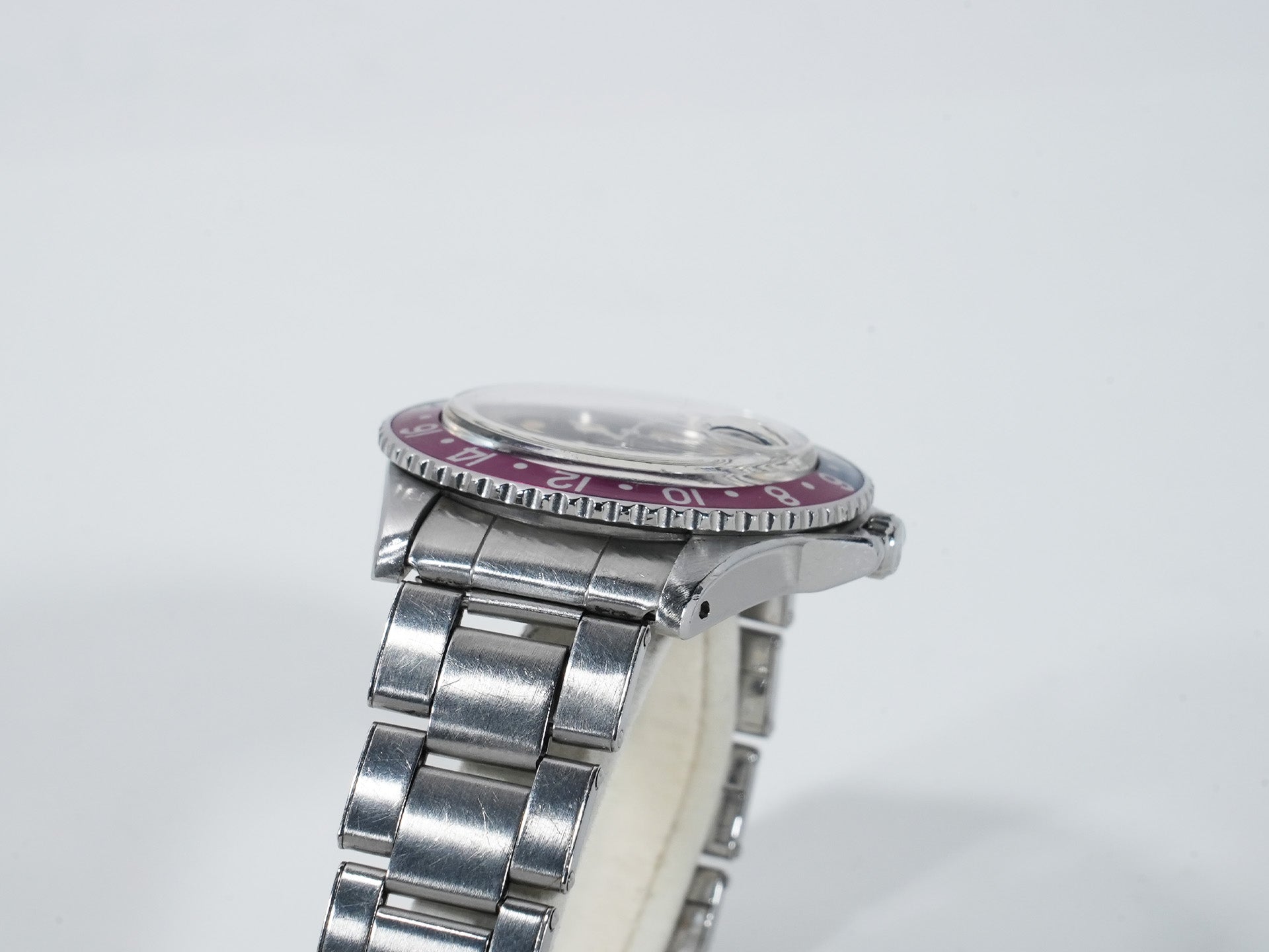 ロレックス GMTマスター Ref.1675 ステンレススチール ブラック文字盤 オイスターブレスレット 中古 inr48cp2