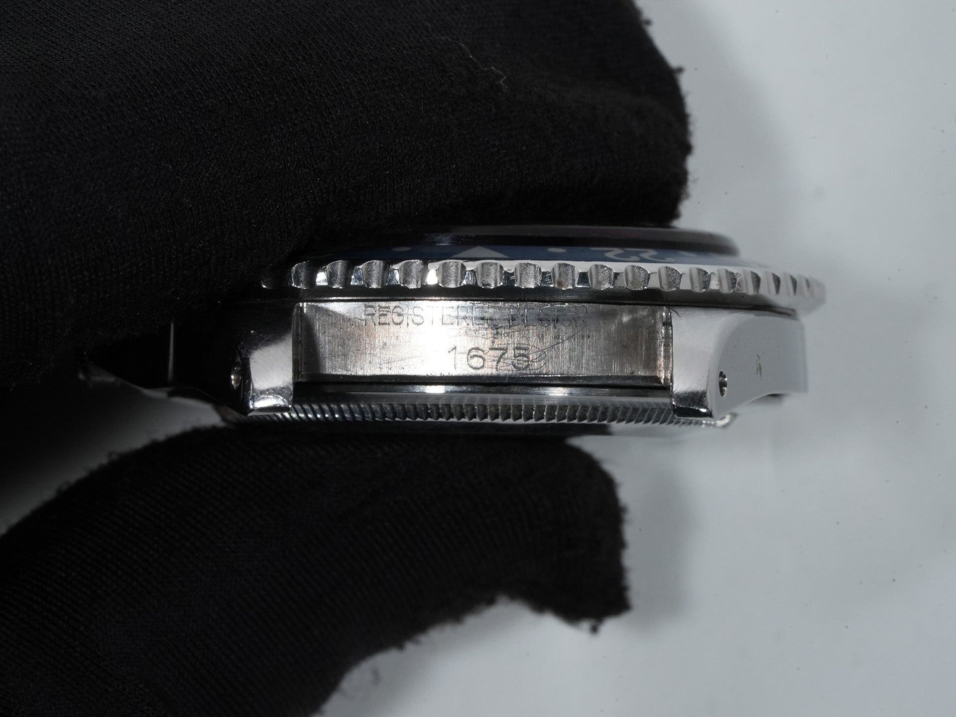 ロレックス GMTマスター Ref.1675 ステンレススチール ブラック文字盤 オイスターブレスレット 中古 inr48cp2