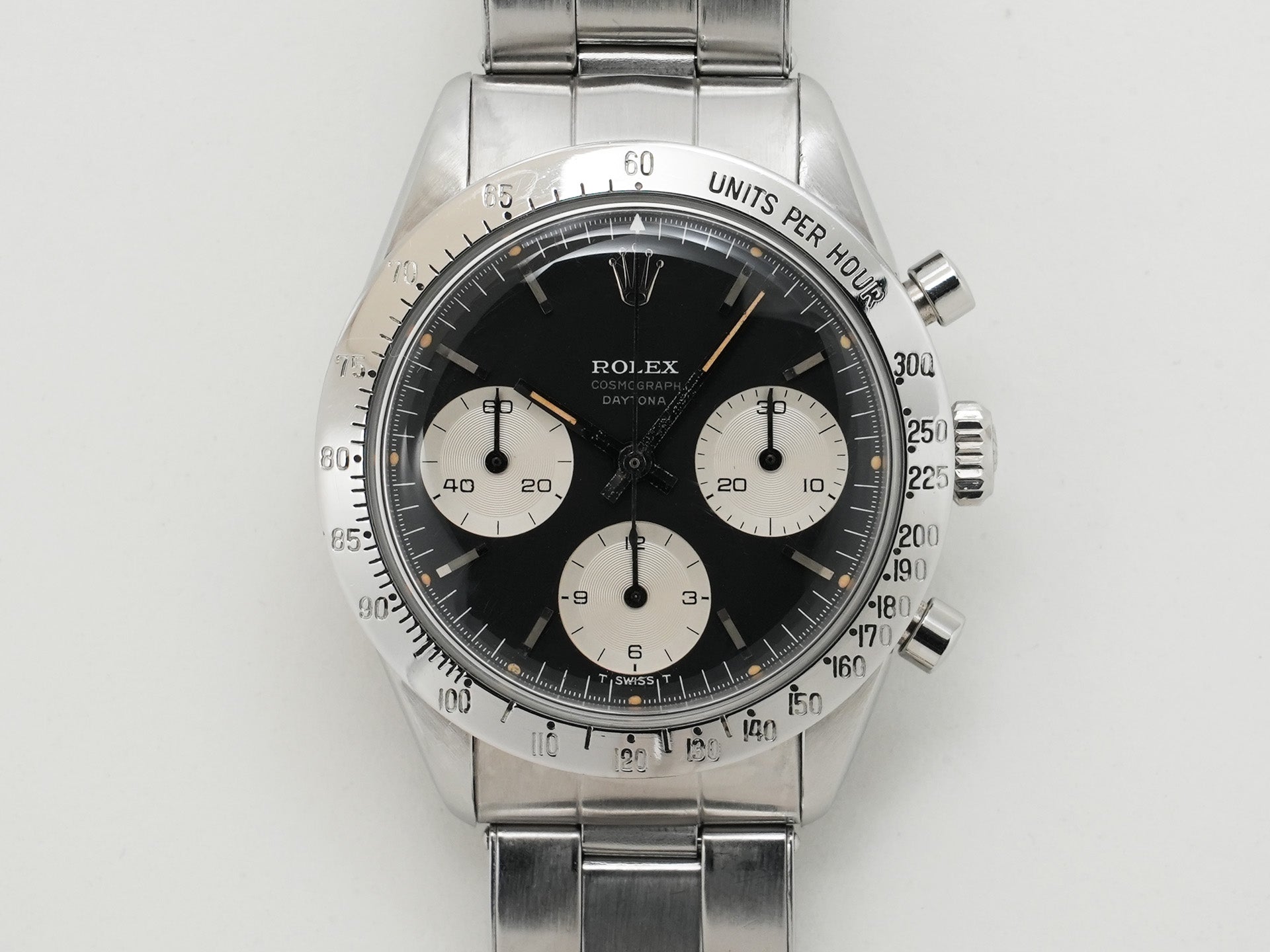 Rolex Daytona Ref. 6239 Stainless Steel Black Dial Pre-owned (yovzsy7e)
