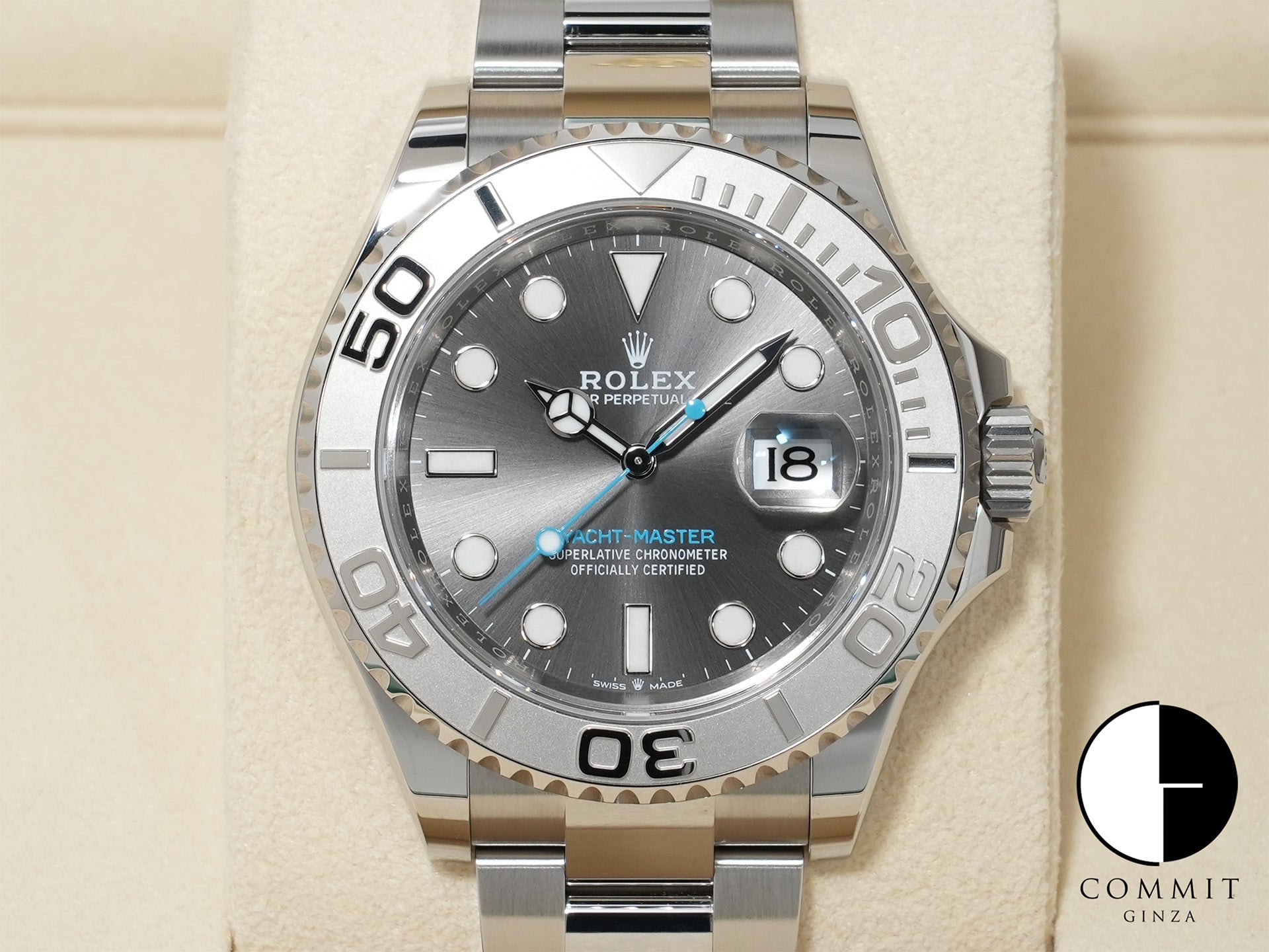 Rolex Yacht-Master 40 Ref. 126622 Stainless Steel/Platinum Slate Dial, Unused f8nkecf6