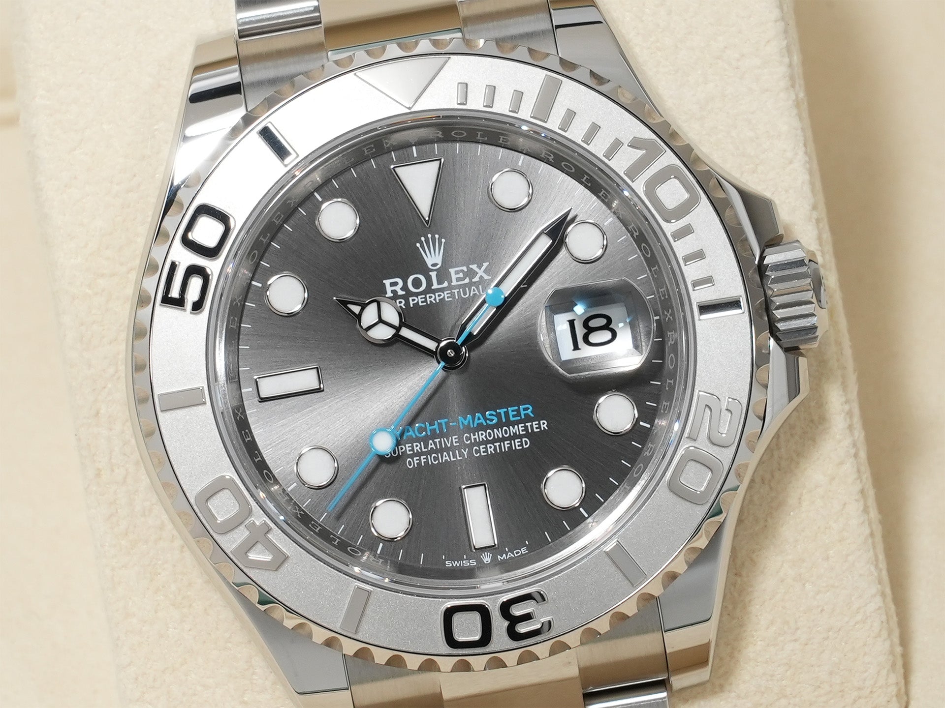Rolex Yacht-Master 40 Ref. 126622 Stainless Steel/Platinum Slate Dial, Unused f8nkecf6