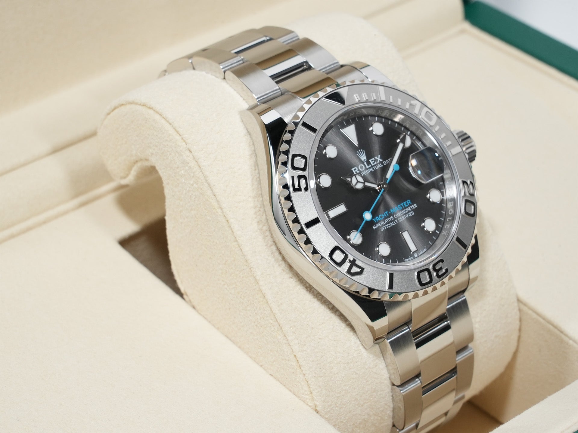 Rolex Yacht-Master 40 Ref. 126622 Stainless Steel/Platinum Slate Dial, Unused f8nkecf6