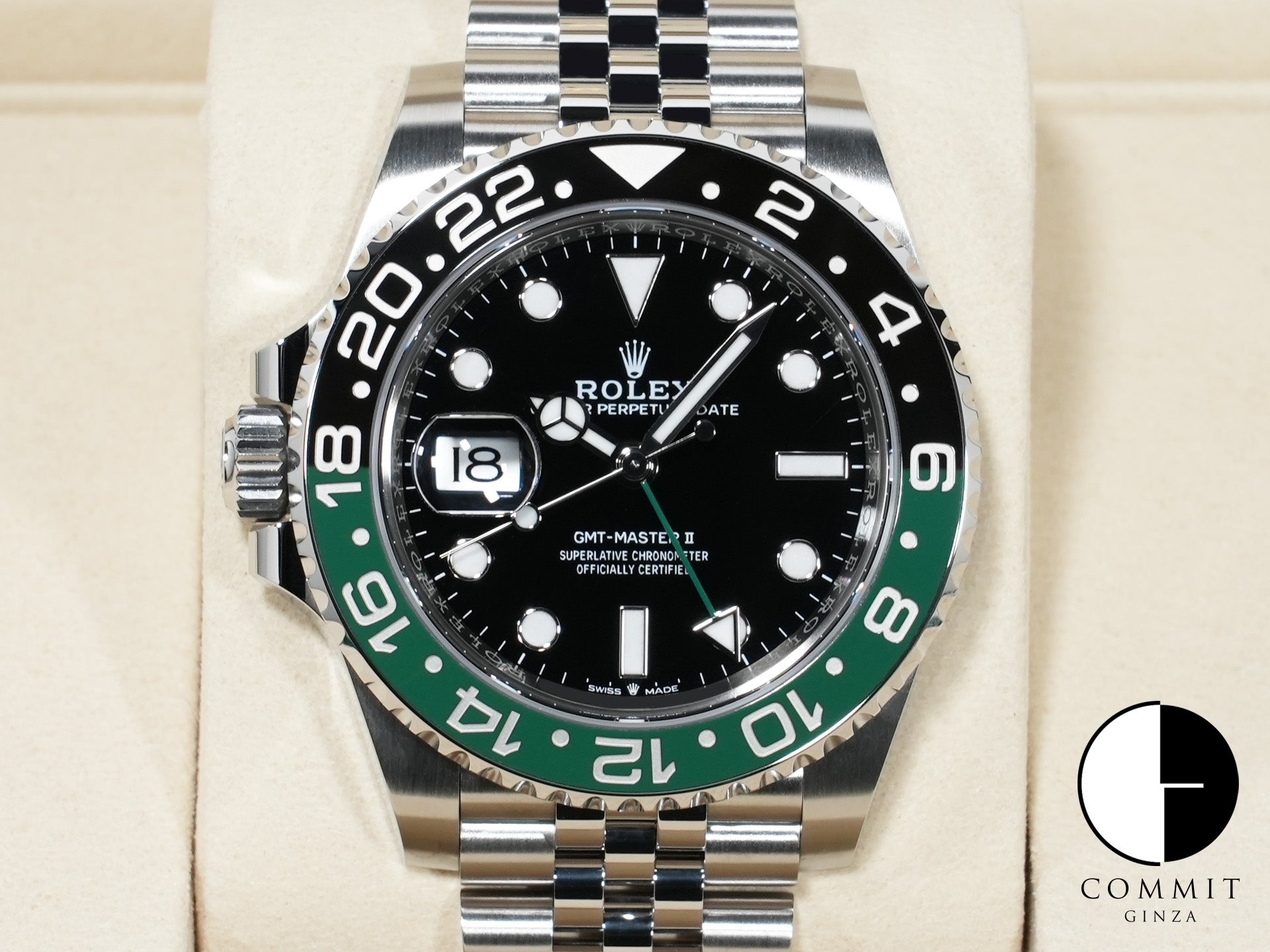 Rolex GMT-Master II Ref. 126720VTNR Stainless Steel Black Dial Jubilee Bracelet Unused 8fi69z3o