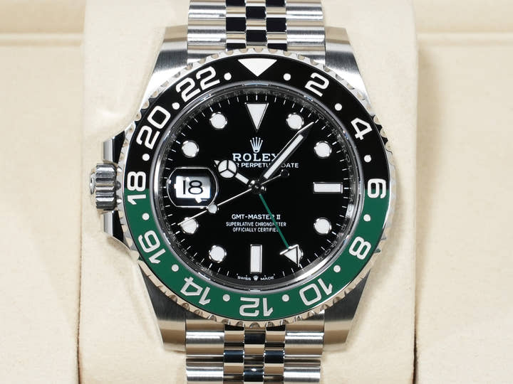 Rolex GMT-Master II Ref. 126720VTNR Stainless Steel Black Dial Jubilee Bracelet Unused 8fi69z3o