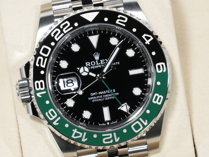 Rolex GMT-Master II Ref. 126720VTNR Stainless Steel Black Dial Jubilee Bracelet Unused 8fi69z3o