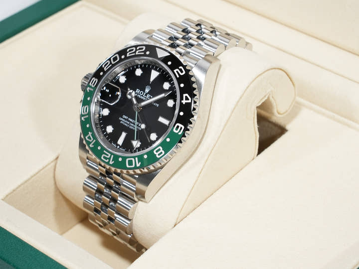 Rolex GMT-Master II Ref. 126720VTNR Stainless Steel Black Dial Jubilee Bracelet Unused 8fi69z3o