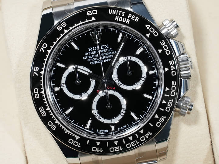 ロレックス デイトナ Ref.126500LN ステンレススチール ブラック文字盤 極美品 2ksjg3kp