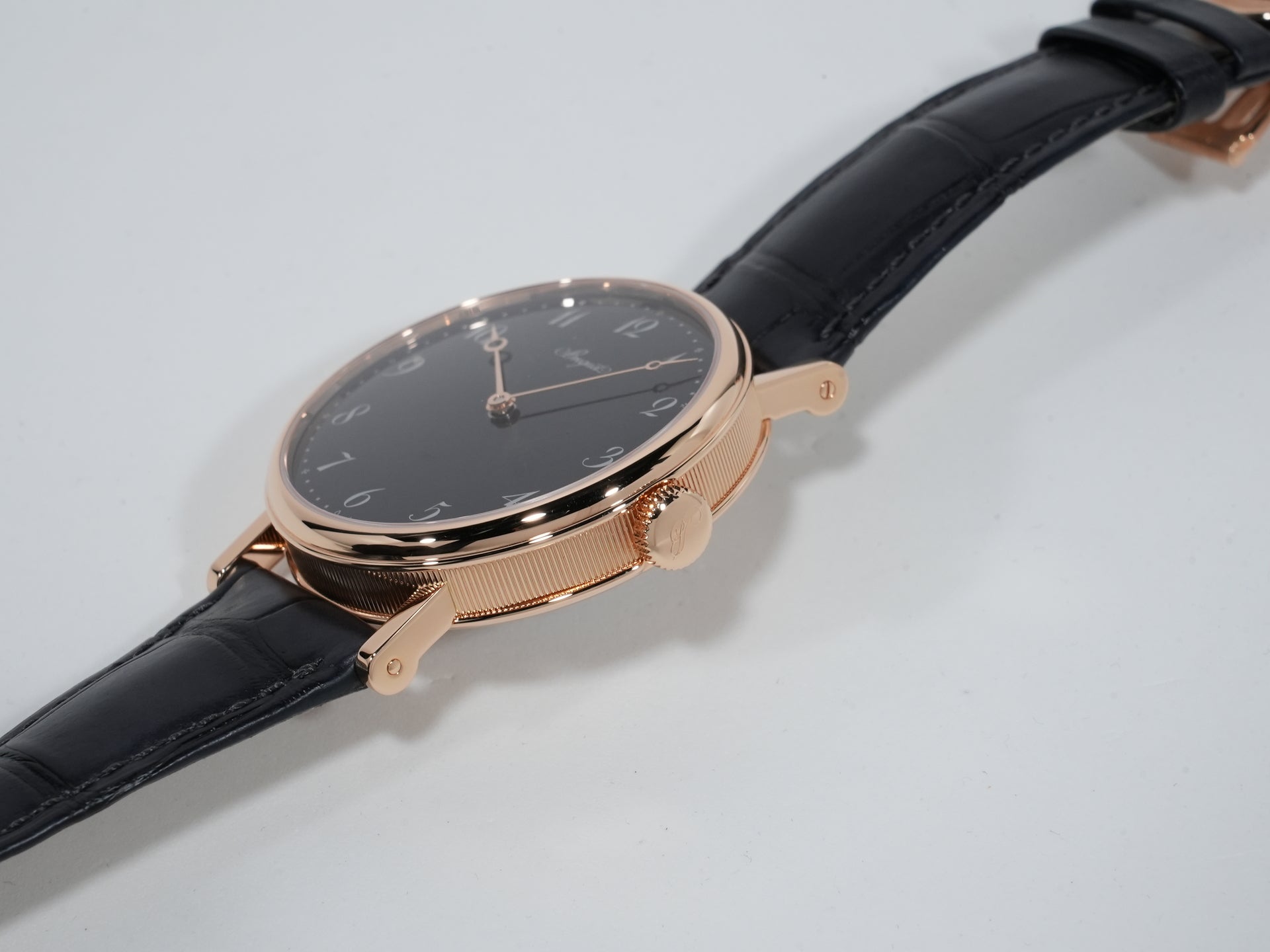 Breguet Classic Minute Repeater 7637 Ref. 7637BR/2N/9ZU Rose Gold Black Grand Feu Enamel Dial, Excellent Condition 4x75qyfr