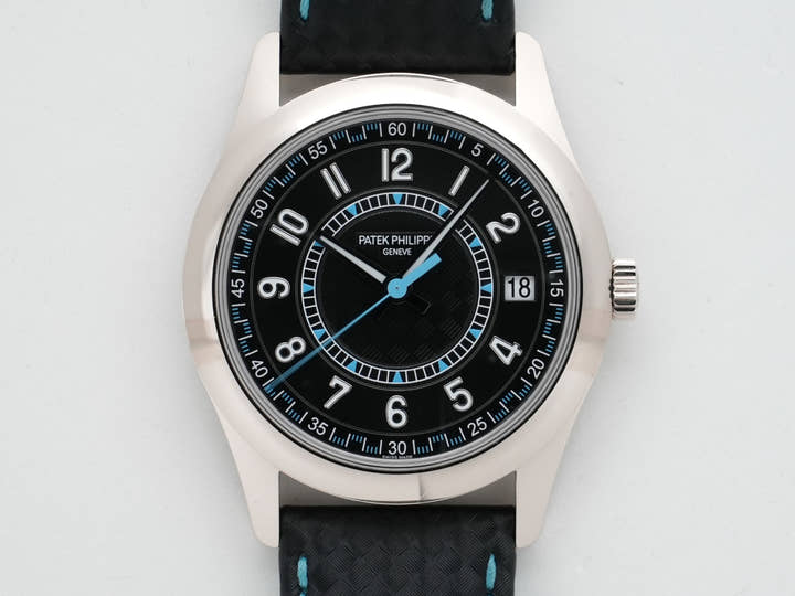 Patek Philippe Calatrava Ref. 6007G-011 White Gold Ebony Black Dial Pre-owned (uz8ercvr appears to be an internal reference number and not part of the product description)