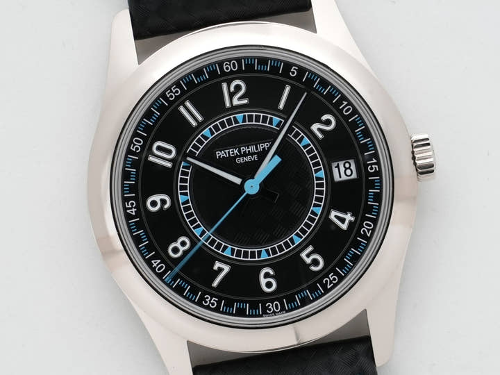 Patek Philippe Calatrava Ref. 6007G-011 White Gold Ebony Black Dial Pre-owned (uz8ercvr appears to be an internal reference number and not part of the product description)