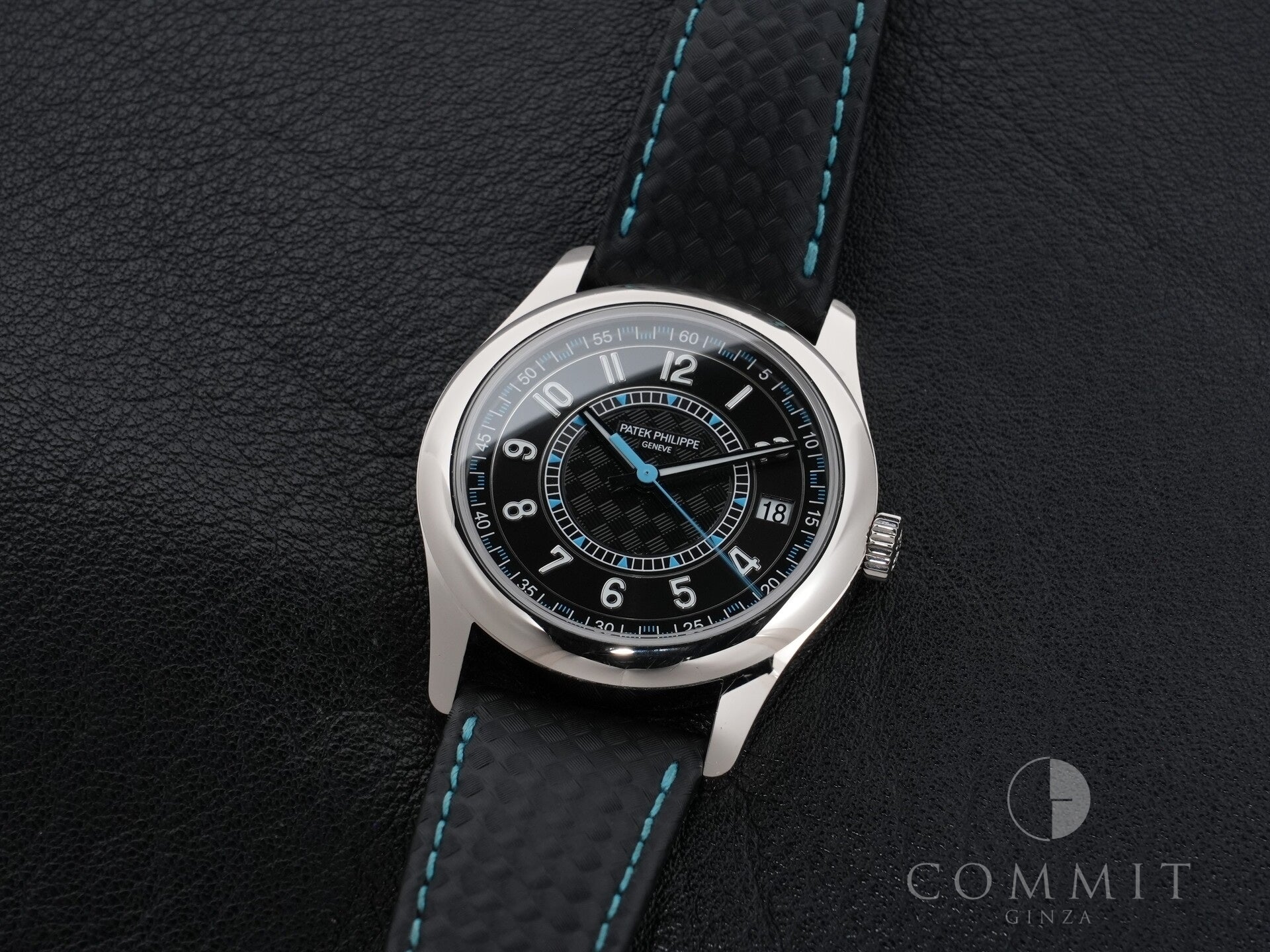 Patek Philippe Calatrava Ref. 6007G-011 White Gold Ebony Black Dial Pre-owned (uz8ercvr appears to be an internal reference number and not part of the product description)