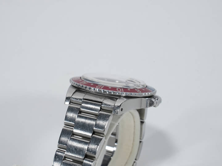 Rolex GMT Master Ref. 16750, stainless steel, black dial, Oyster bracelet, pre-owned (ep244ax3)
