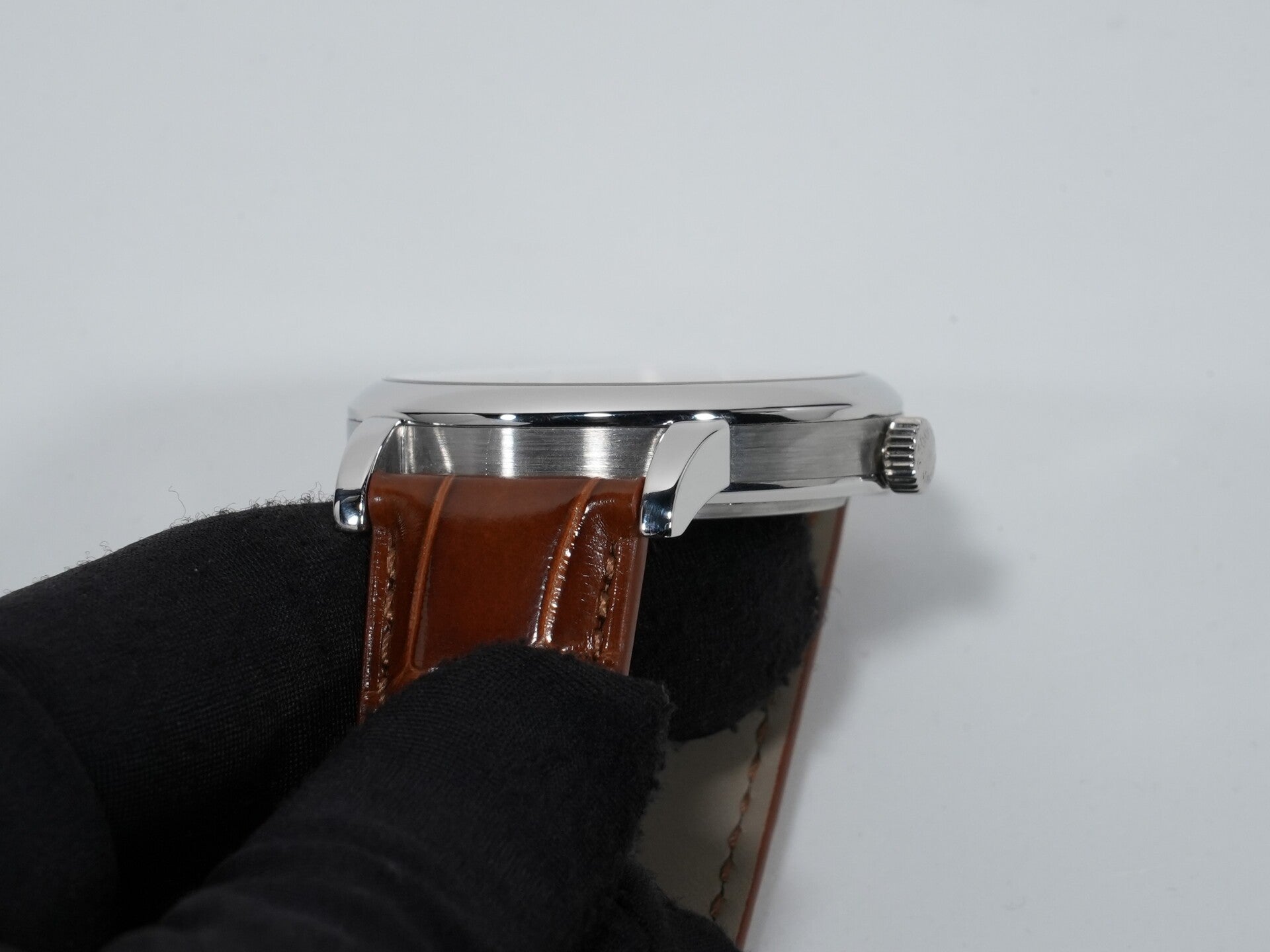 A. Lange &amp; Söhne Grand LangeMatic Ref. 309.025 Platinum Silver Dial, Pre-owned (y7cduxzz)