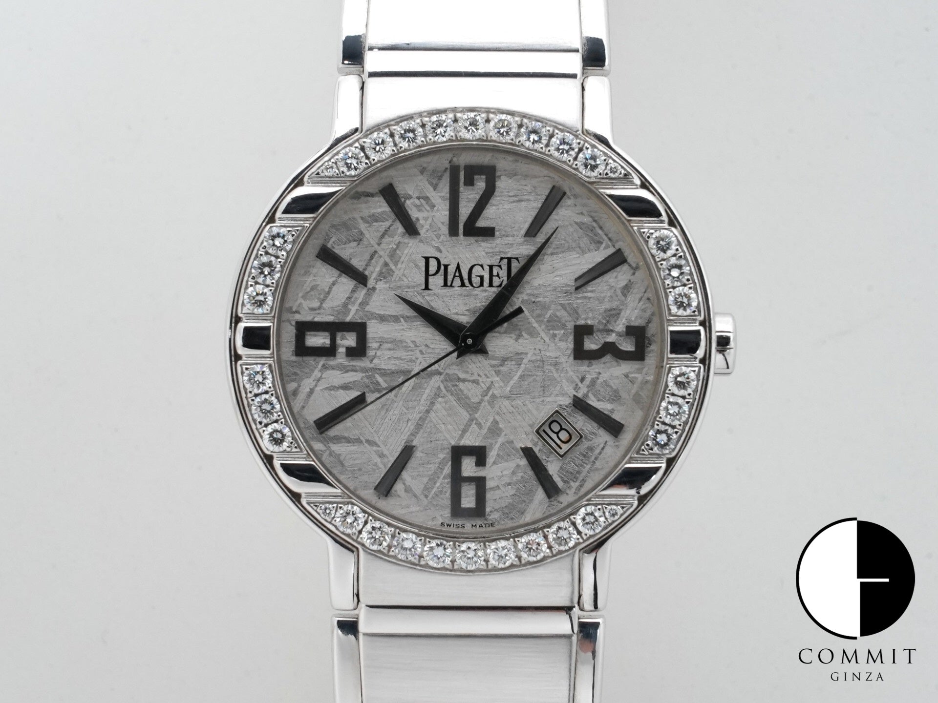 Piaget Polo Ref. P10183 White Gold Meteorite Dial Pre-owned  (tkoenure)