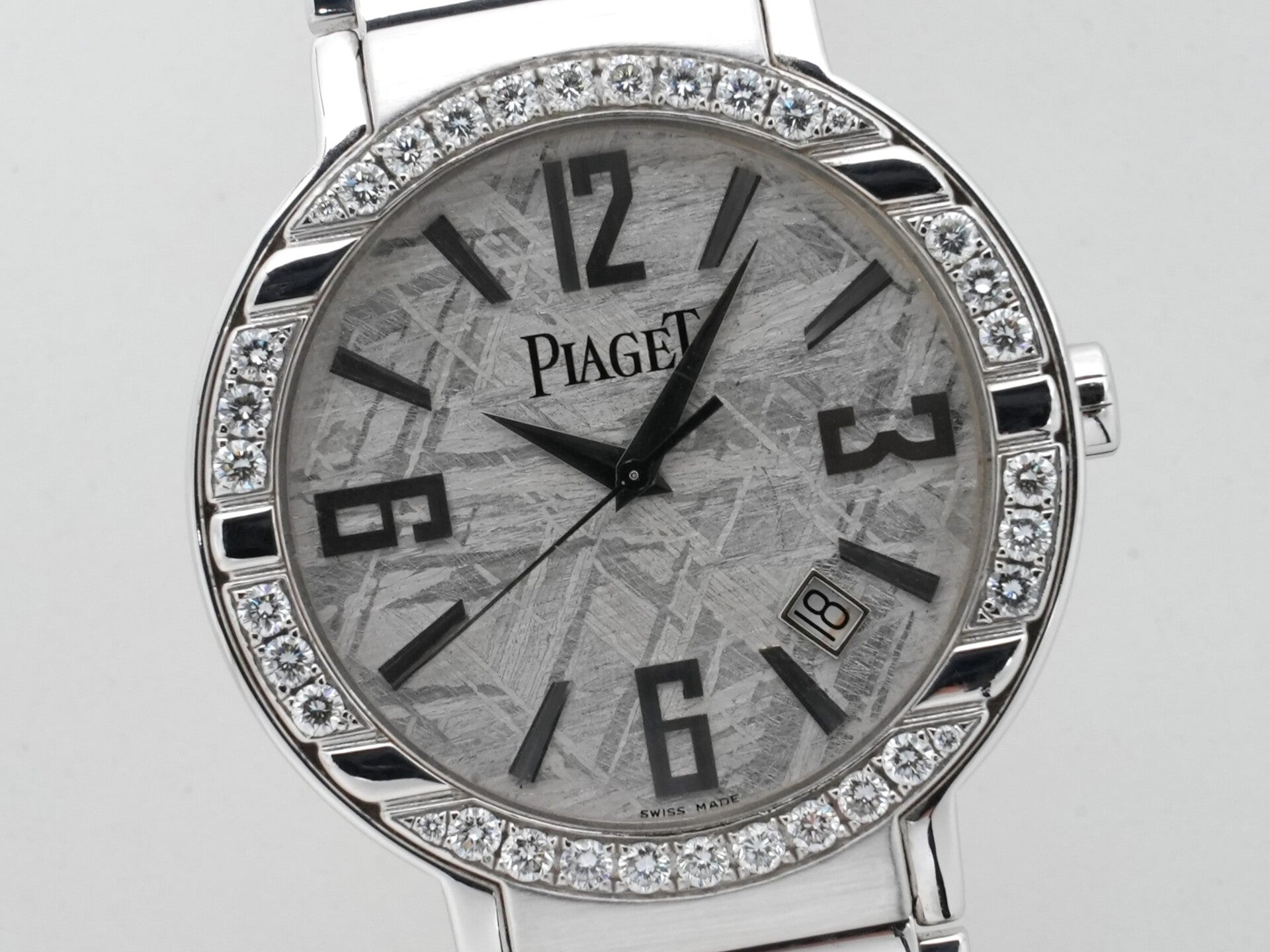 Piaget Polo Ref. P10183 White Gold Meteorite Dial Pre-owned  (tkoenure)