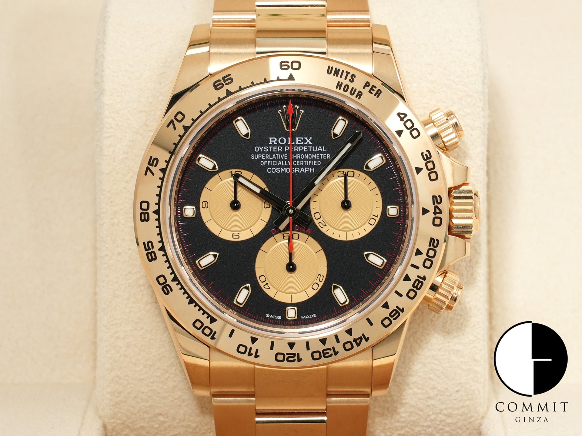 Rolex Daytona Ref. 116508 Yellow Gold, Black/Gold Dial, Unused  (txj6j2qd appears to be an internal reference number and not part of the product description)