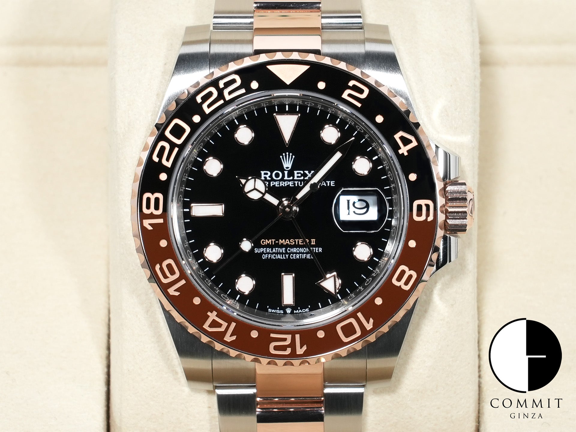 Rolex GMT-Master II Ref. 126711CHNR Stainless Steel/Everose Gold Black Dial Oyster Bracelet Unused kd4hptee