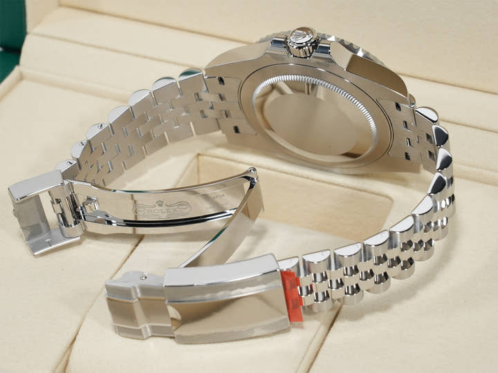 ロレックス GMTマスターII Ref.126710GRNR ステンレススチール ブラック文字盤 ジュビリーブレスレット 未使用 8tmhstxe