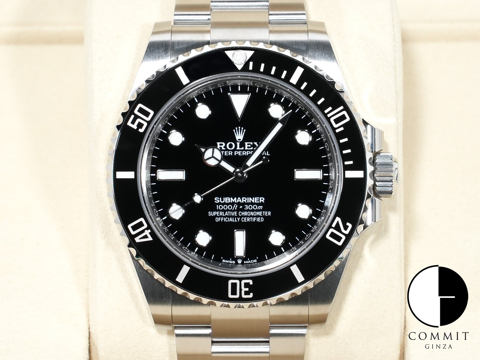 Rolex Submariner No-Date Ref. 124060 Stainless Steel Black Dial Unused tnut9zuu