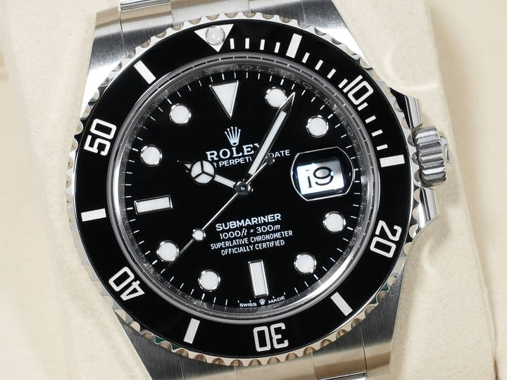 ロレックス サブマリーナー デイト Ref.126610LN ステンレススチール ブラック文字盤 未使用 3mdwdsin