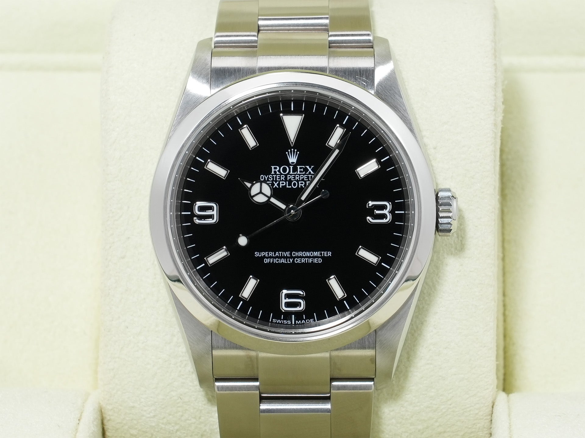 Rolex Explorer I Ref. 114270 Stainless Steel Black Dial Oyster Bracelet, Excellent Condition gzqpka7d