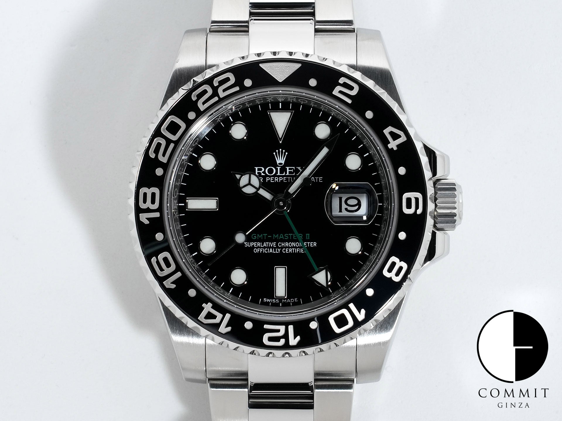 Rolex GMT-Master II Ref. 116710LN Stainless Steel Black Dial Oyster Bracelet, Excellent Condition g8kadtm2