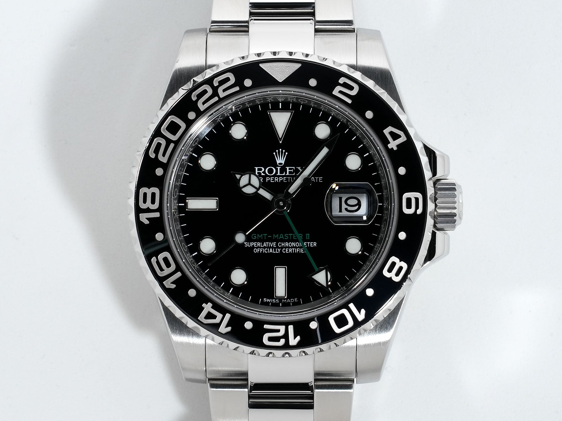 Rolex GMT-Master II Ref. 116710LN Stainless Steel Black Dial Oyster Bracelet, Excellent Condition g8kadtm2