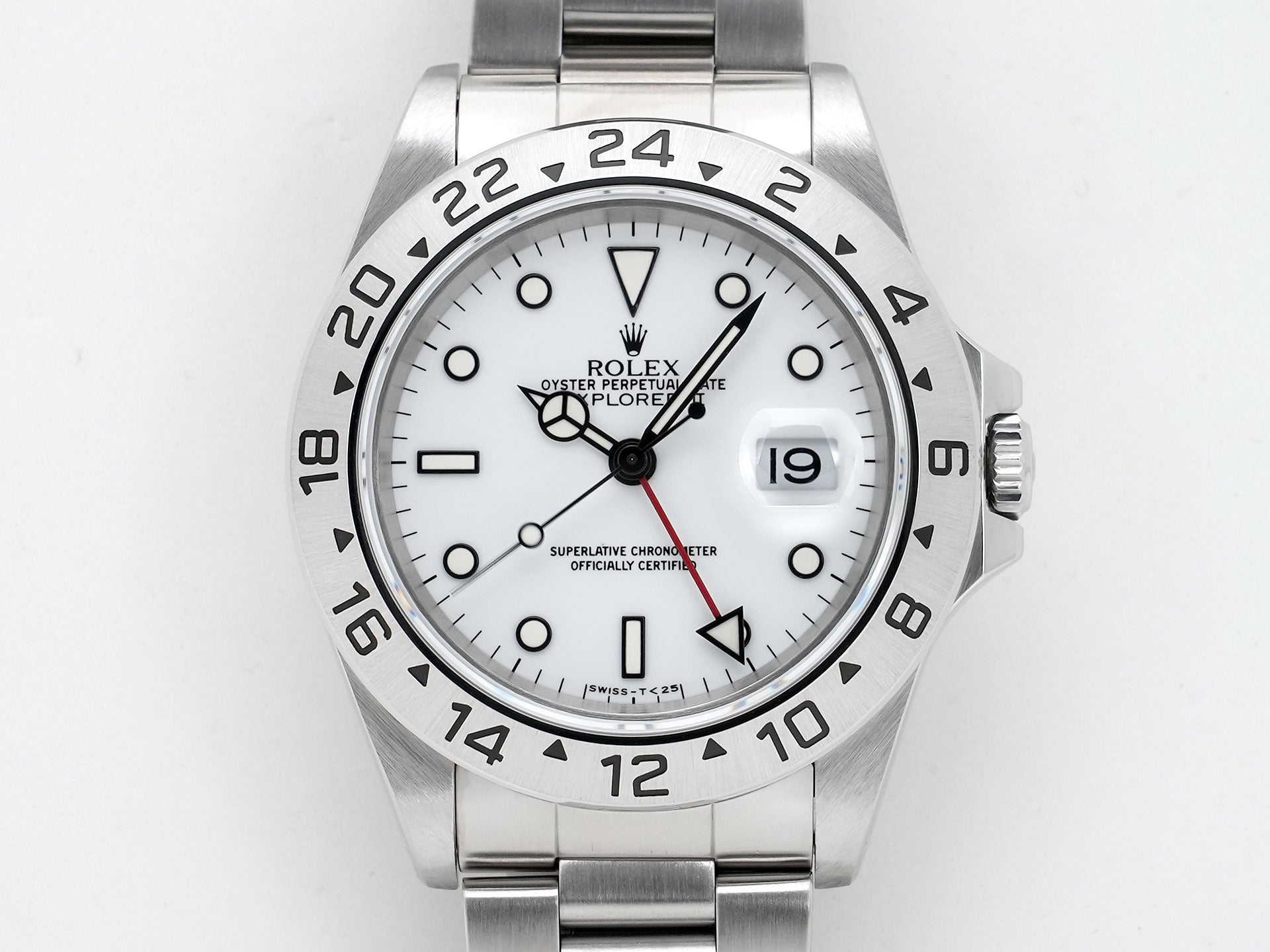 Rolex Explorer II Ref. 16570 Stainless Steel White Dial Oyster Bracelet, Excellent Condition zhu522oy