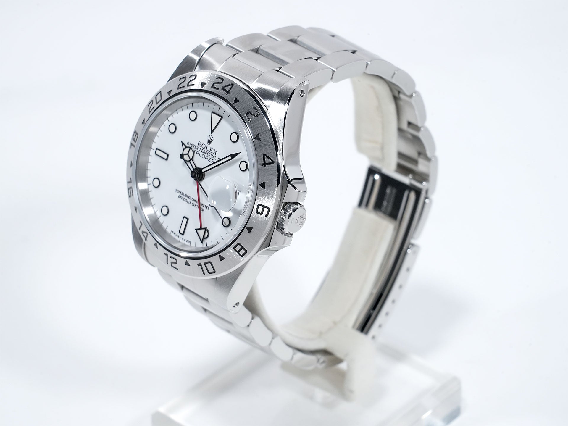 Rolex Explorer II Ref. 16570 Stainless Steel White Dial Oyster Bracelet, Excellent Condition zhu522oy