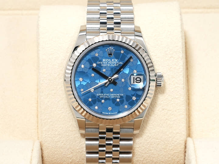 Rolex Datejust 31 Ref. 278274 Stainless Steel/White Gold Floral Motif Dial Jubilee Bracelet Pre-owned (Used) 39fugivd