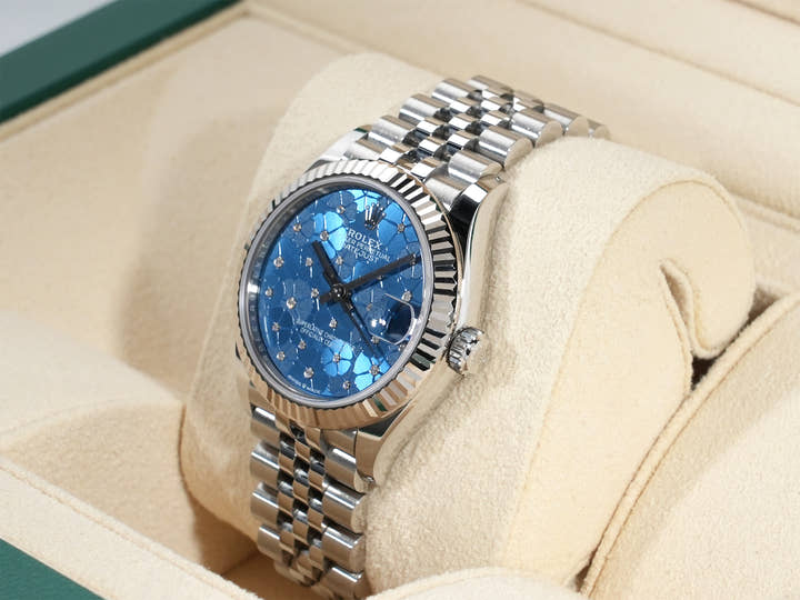Rolex Datejust 31 Ref. 278274 Stainless Steel/White Gold Floral Motif Dial Jubilee Bracelet Pre-owned (Used) 39fugivd