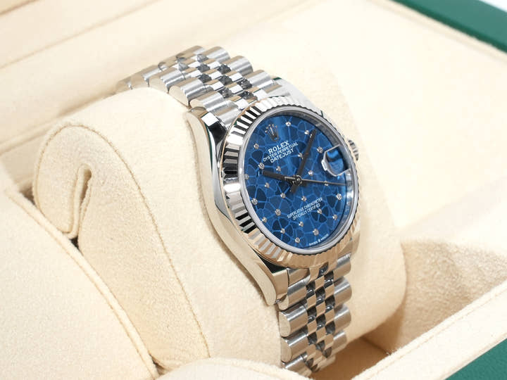 Rolex Datejust 31 Ref. 278274 Stainless Steel/White Gold Floral Motif Dial Jubilee Bracelet Pre-owned (Used) 39fugivd