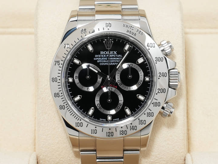 ロレックス デイトナ Ref.116520 ステンレススチール ブラック文字盤 中古 o3ueh24w
