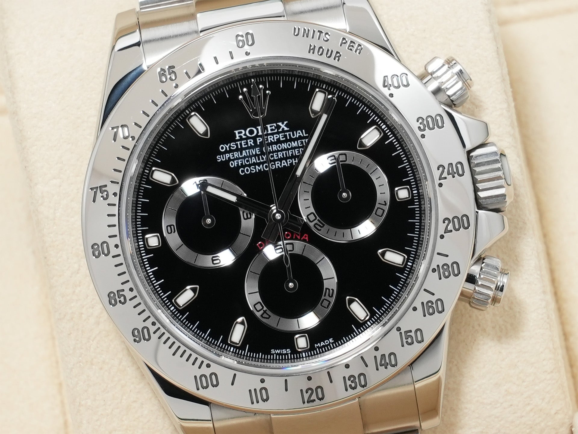 ロレックス デイトナ Ref.116520 ステンレススチール ブラック文字盤 中古 o3ueh24w