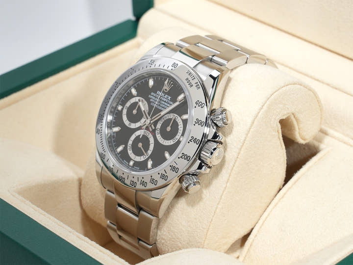 ロレックス デイトナ Ref.116520 ステンレススチール ブラック文字盤 中古 o3ueh24w