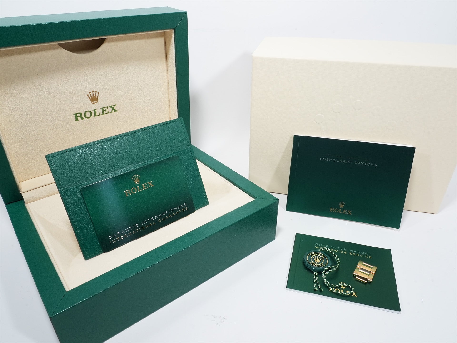Rolex Daytona Ref. 116508 Yellow Gold Green Dial Pre-owned padbiess
