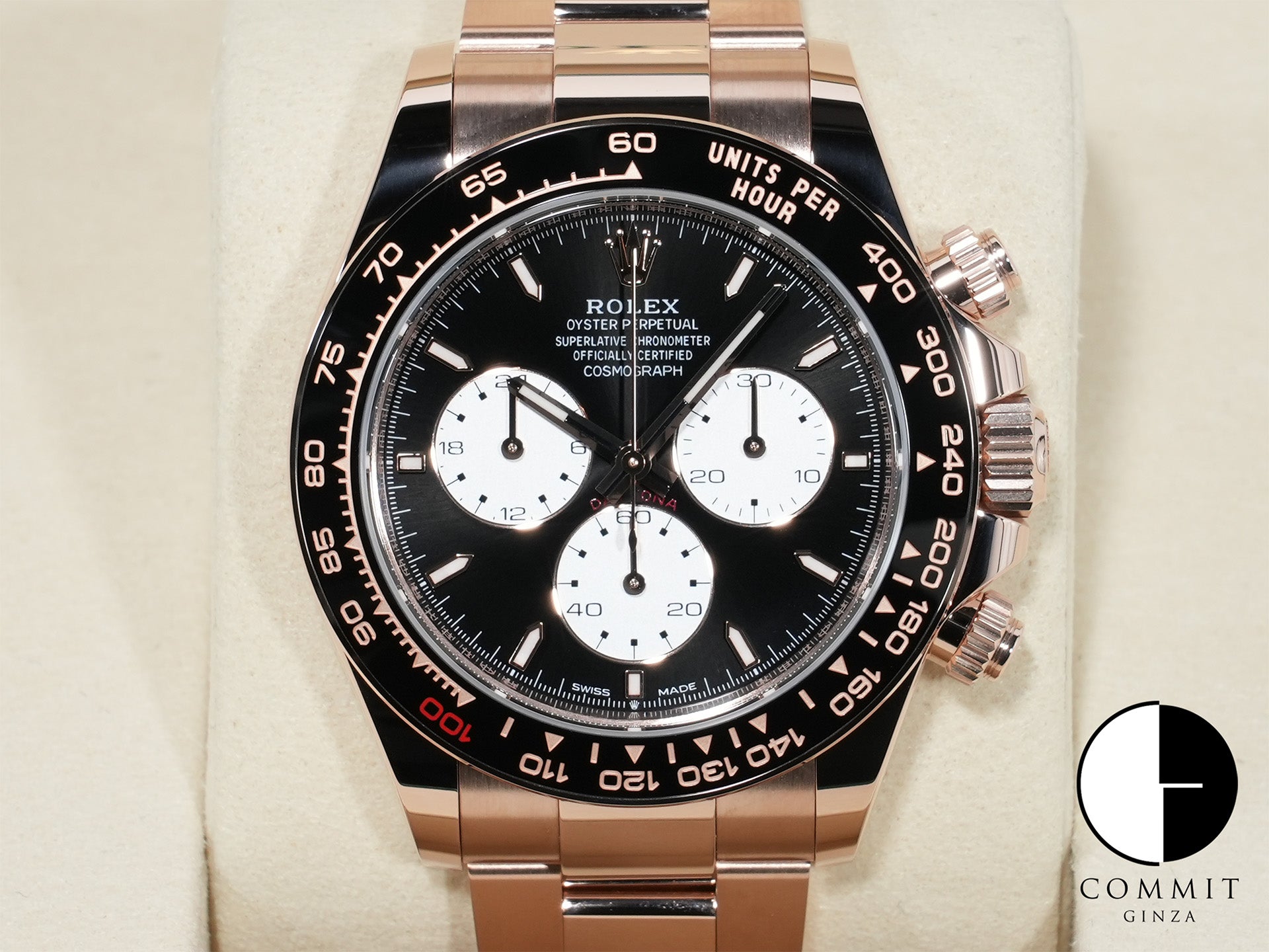 Rolex Daytona Ref. 126525LN Everose Gold, Bright Black Dial, Unused  5gf4qh7d
