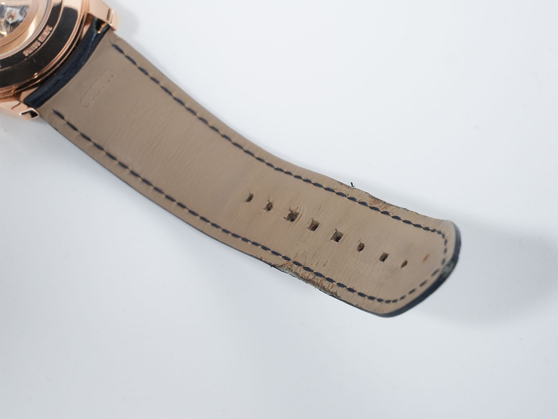 Vacheron Constantin Patrimony Retrograde Day/Date Ref. 4000U/000R-B516 Pink Gold Dark Blue Dial Pre-owned dzu3bcvk