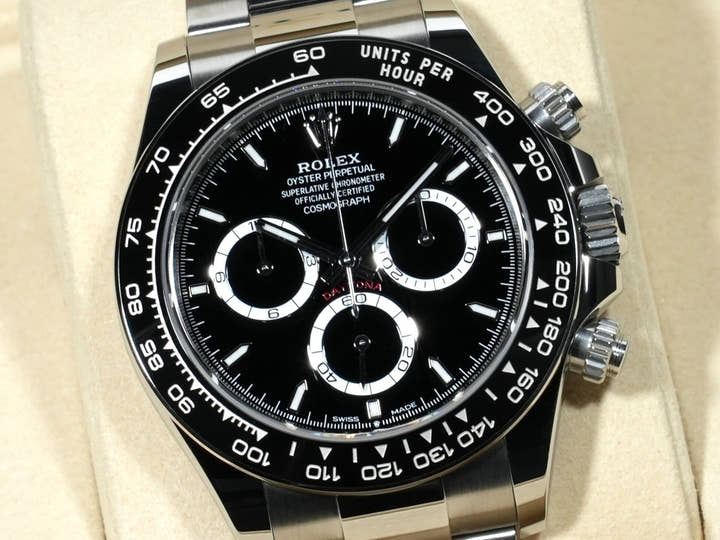 Rolex Daytona Ref. 126500LN Stainless Steel Black Dial Unused isr959uy