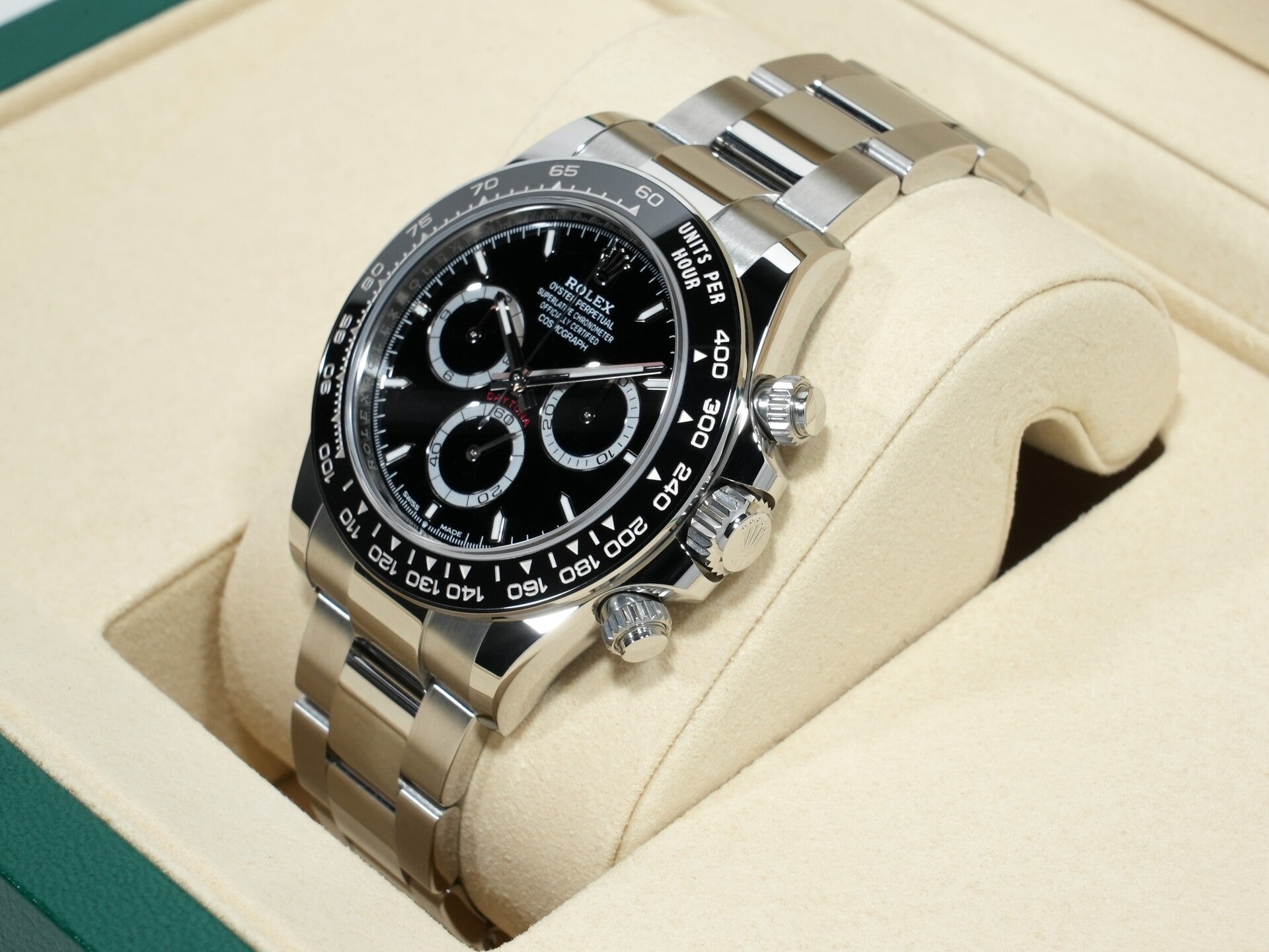 Rolex Daytona Ref. 126500LN Stainless Steel Black Dial Unused isr959uy