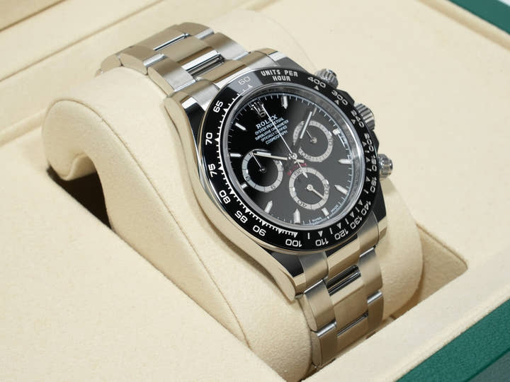 Rolex Daytona Ref. 126500LN Stainless Steel Black Dial Unused isr959uy