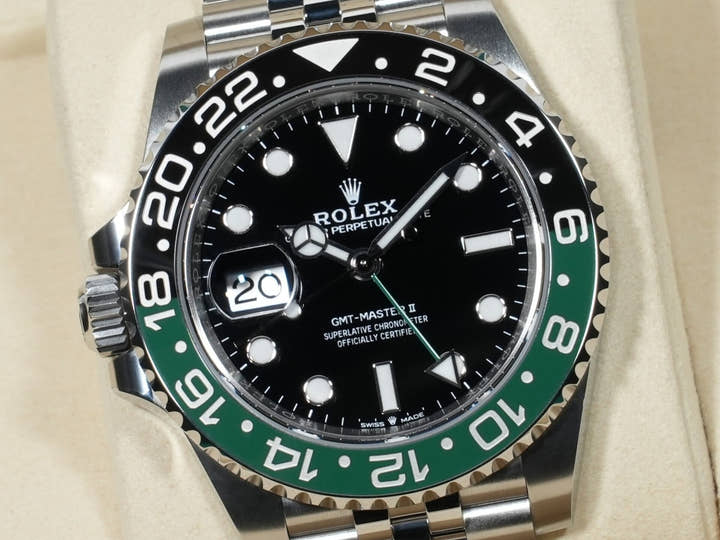 Rolex GMT-Master II Ref. 126720VTNR Stainless Steel Black Dial Jubilee Bracelet Unused 2hufdnc9