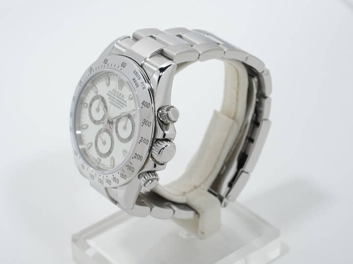 Rolex Daytona Ref. 116520 Stainless Steel White Dial Pre-owned ceokuzdo