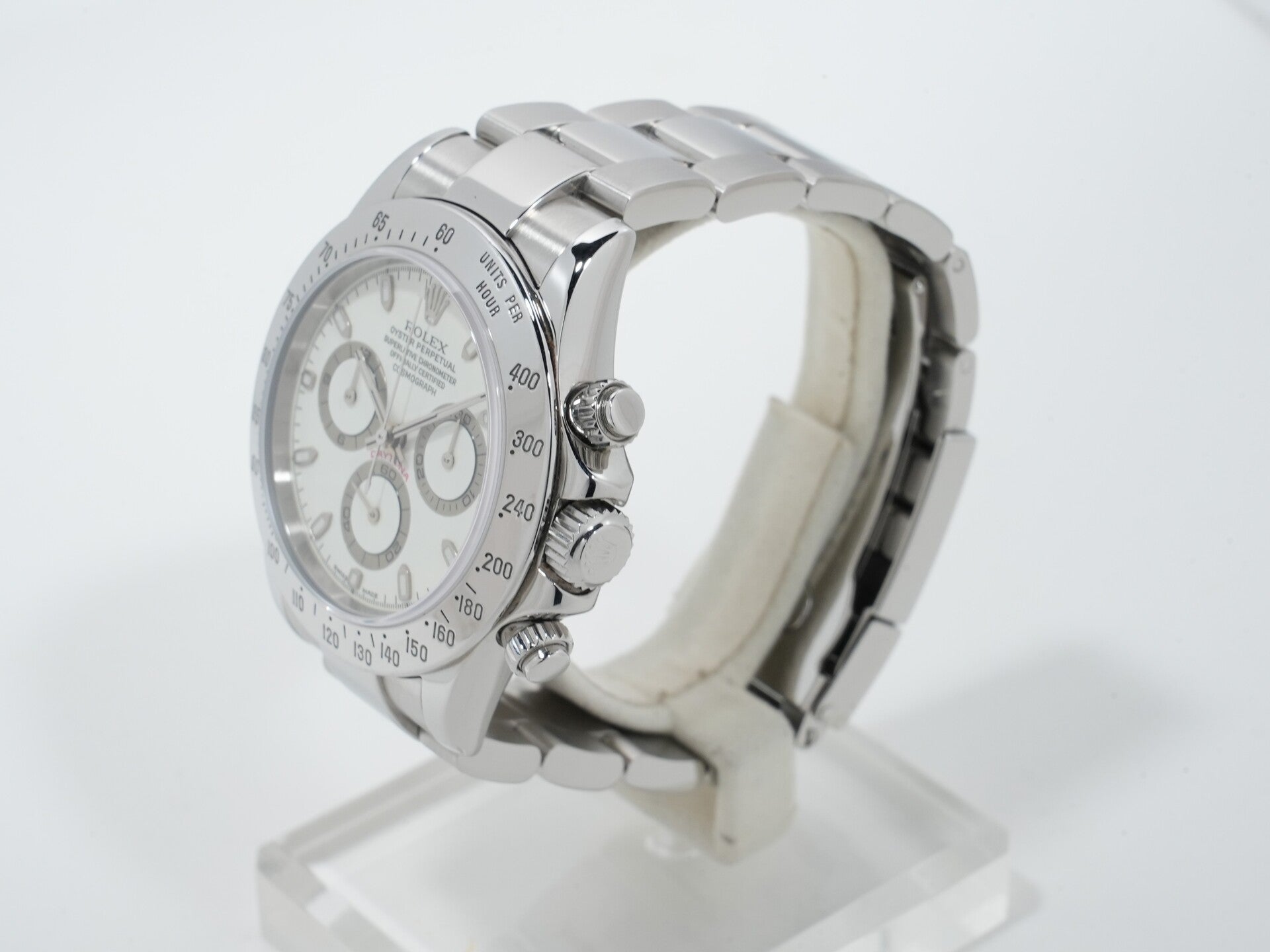 Rolex Daytona Ref. 116520 Stainless Steel White Dial Pre-owned ceokuzdo