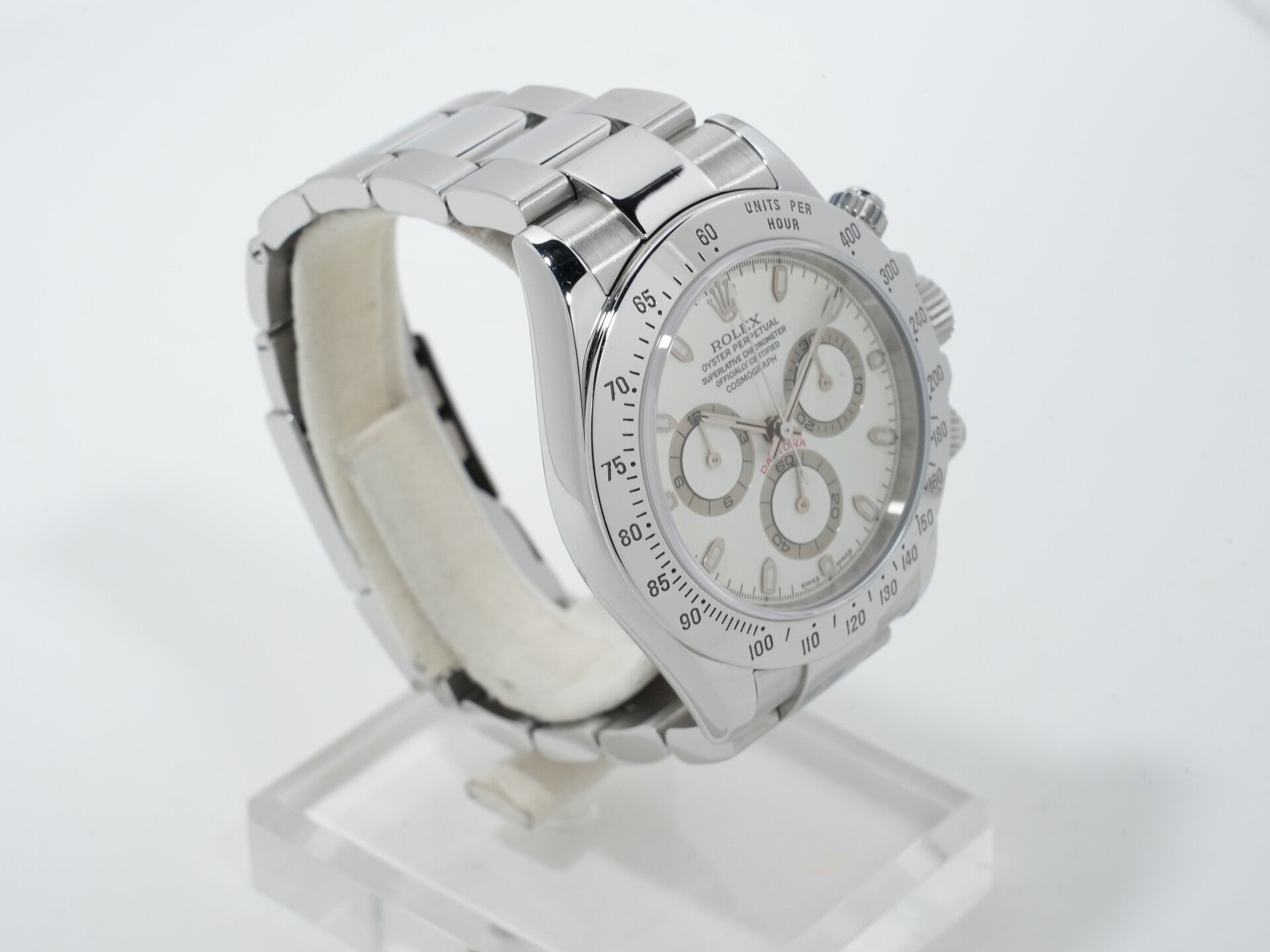 Rolex Daytona Ref. 116520 Stainless Steel White Dial Pre-owned ceokuzdo