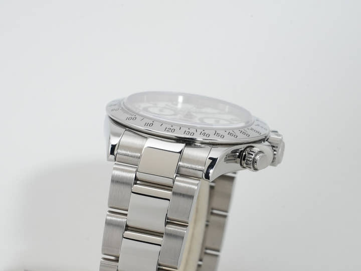 Rolex Daytona Ref. 116520 Stainless Steel White Dial Pre-owned ceokuzdo